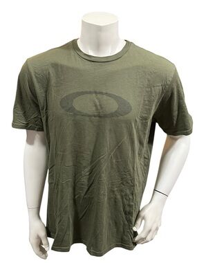 Oakley Men’s T-Shirt Green USA Logo Short Sleeve 2XL